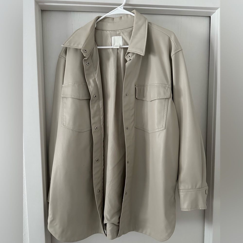 Faux Leather Jacket